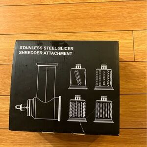 Stainless Steel Slicer Shredder Attachment NEW